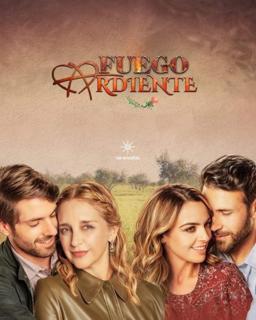 Affiche de la telenovela Passions Ardentes produite par Televista, doublage voix française par Digital Factory
